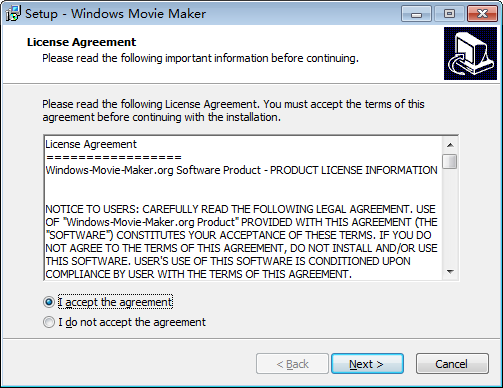install windows movie maker step 2